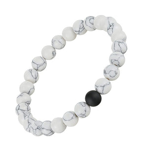 Bracelet Pierre Naturelle Yin Yang Beads