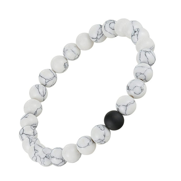 Bracelet Pierre Naturelle Yin Yang Beads